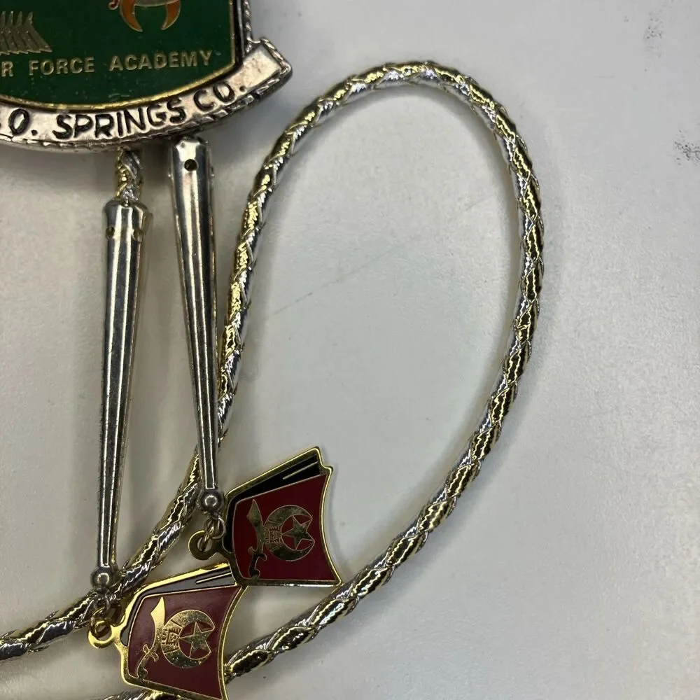 VTG 1993 Bolo Tie Al Kaly Are Force Academy Col Springs
